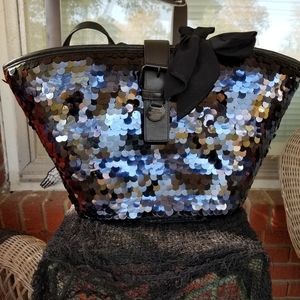 Juicy couture babygoth sequin tote purse